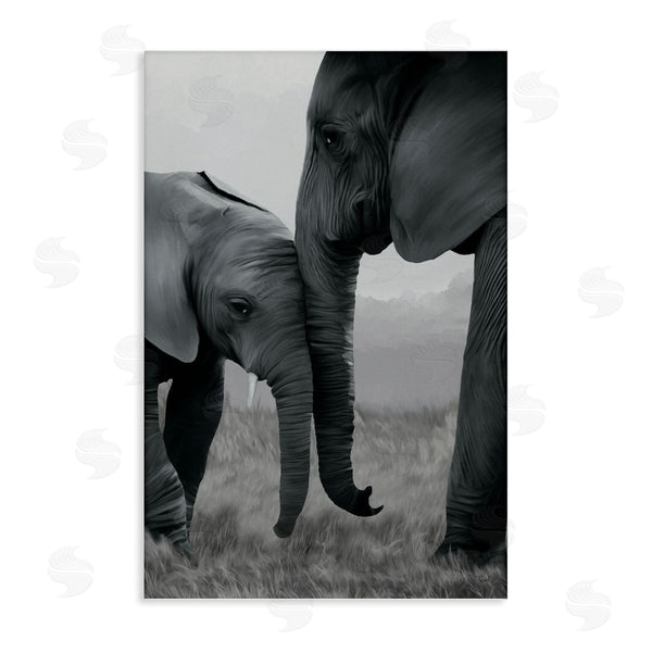 stupell industries Renel Peters | Mother and Baby Elephant
