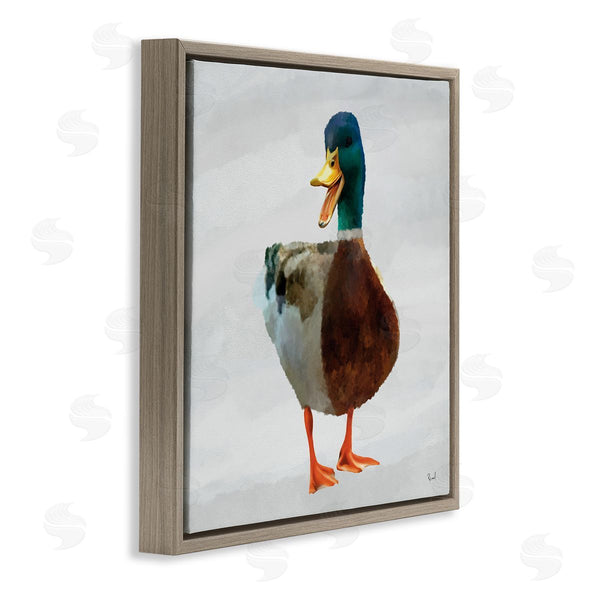Stupell Industries Renel Peters | Squawking Duck Portrait