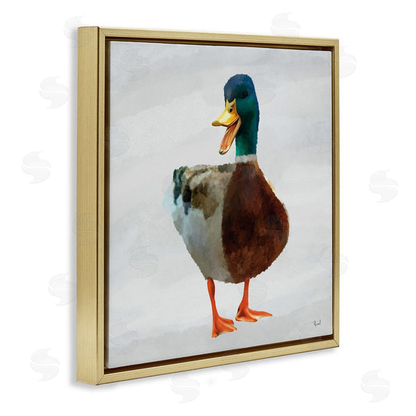 Stupell Industries Renel Peters | Squawking Duck Portrait