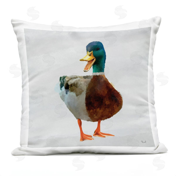 Stupell Industries Renel Peters | Squawking Duck Portrait Printed Throw Pillow