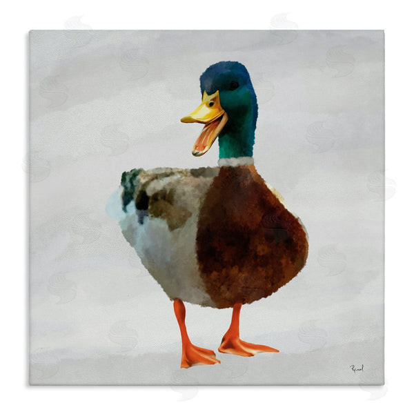 stupell industries Renel Peters | Squawking Duck Portrait
