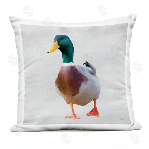 Stupell Industries Renel Peters | Squawking Mallard Duck Printed Throw Pillow