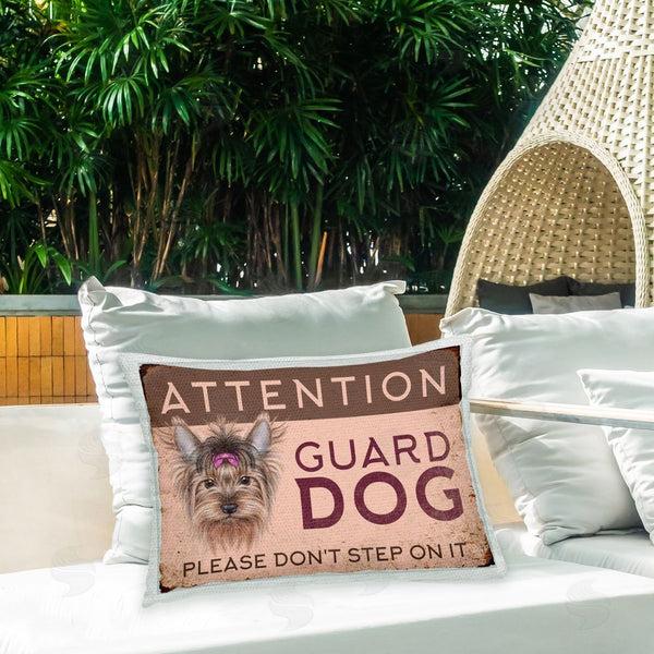 Stupell Industries Retro Revivals Collective | Attention Guard Dog Phrase