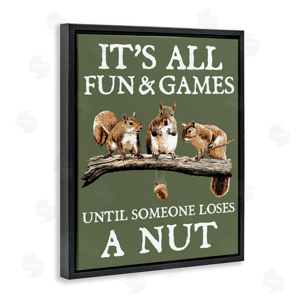 Stupell Industries RetroRocket | Loses A Nut Funny Squirrel