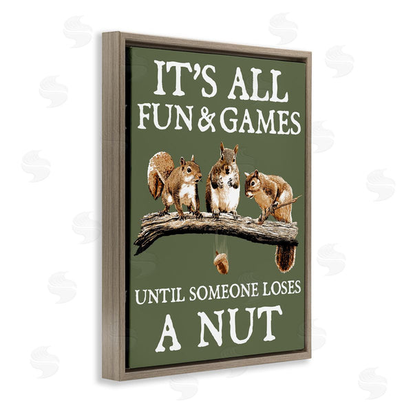 Stupell Industries RetroRocket | Loses A Nut Funny Squirrel