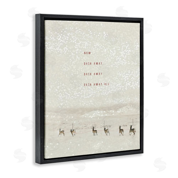 Stupell Industries Rhonda Addison | Dash Away Winter Poem