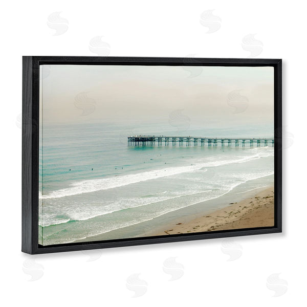 Stupell Industries Rhonda Addison | Distant Pier Beach Jetty