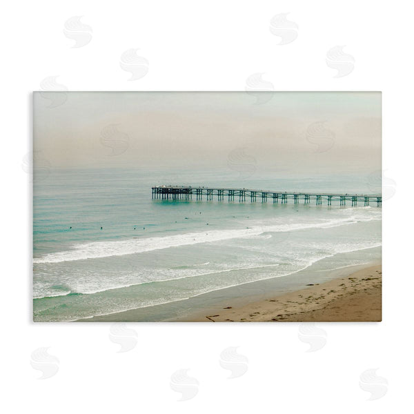 stupell industries Rhonda Addison | Distant Pier Beach Jetty
