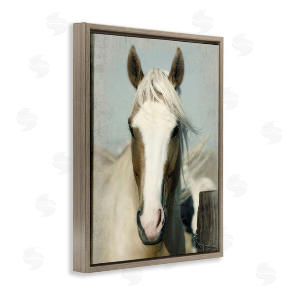 Stupell Industries Rhonda Addison | Horse At Rustic Fence Wall Art