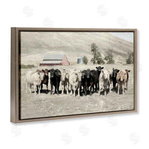 Stupell Industries Rhonda Addison | Varied Cattle On Farm