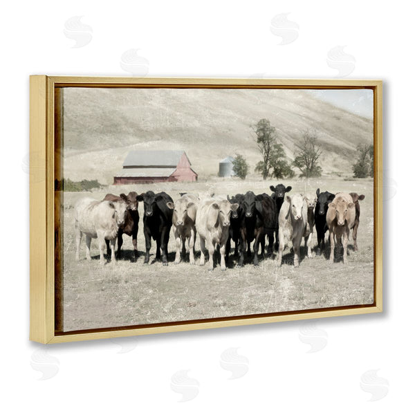 Stupell Industries Rhonda Addison | Varied Cattle On Farm