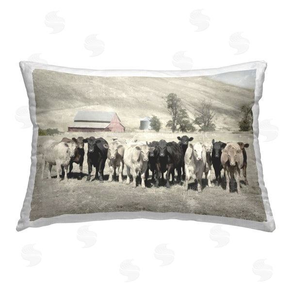 stupell industries Rhonda Addison | Varied Cattle on Farm
