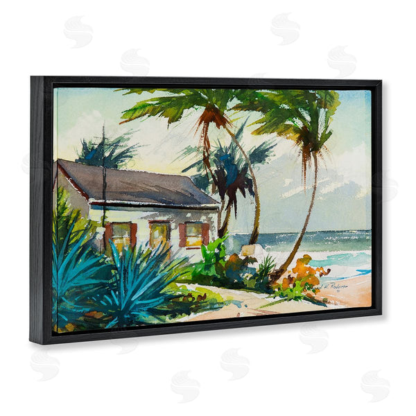 Stupell Industries Richard A. Rodgers | Windswept Palms Cottage Wall Art