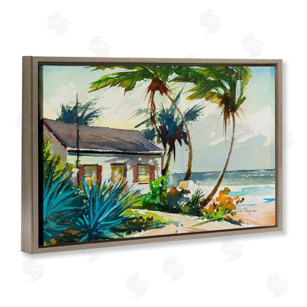 Stupell Industries Richard A. Rodgers | Windswept Palms Cottage Wall Art