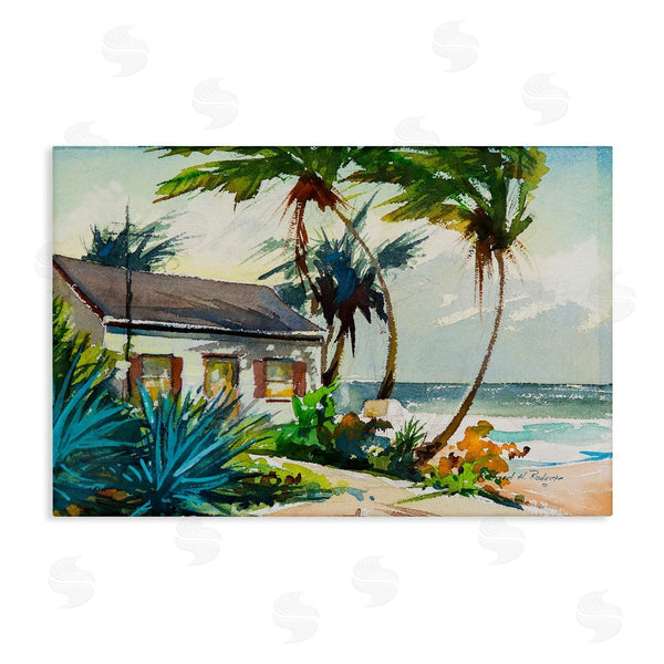 stupell industries Richard A. Rodgers | Windswept Palms Cottage Wall Art
