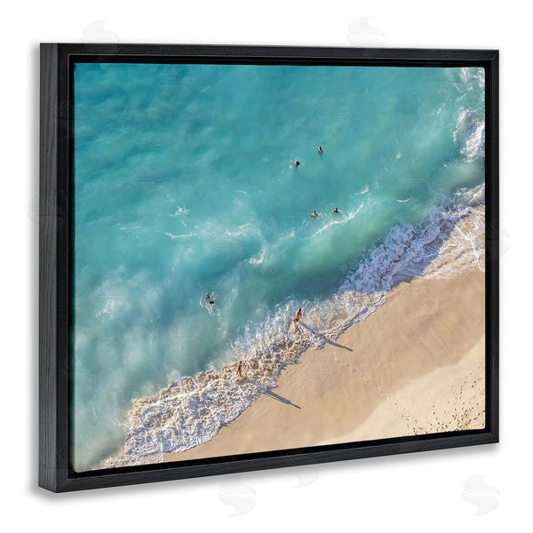 Stupell Industries Richard Silver | Aerial Beach View Wall Art