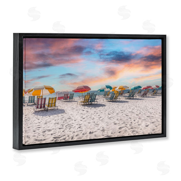 Stupell Industries Richard Silver | South Beach Miami Chairs