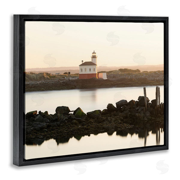 Stupell Industries Richard Wong | Lighthouse With Soft Sunlight Wall Art