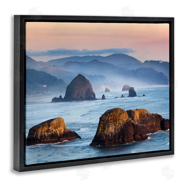 Stupell Industries Richard Wong | Ocean Cliffs With Mountains Wall Art
