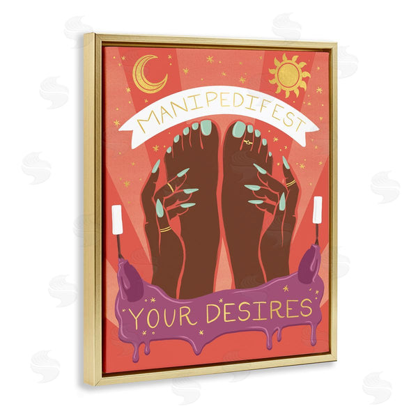 Stupell Industries Richelle Lynn Garn | Manipedifest Your Desires