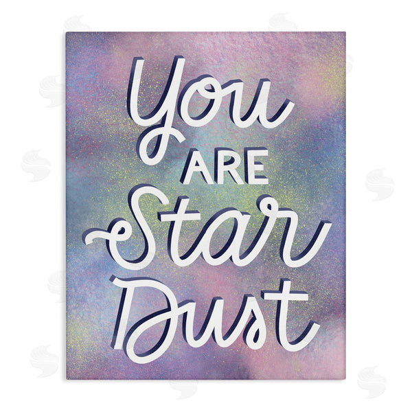 stupell industries Richelle Lynn Garn | You are Star Dust Phrase Mystical Purple Pink Design