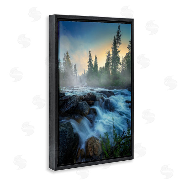 Stupell Industries Rick Berk | Fog Over Rushing Water Wall Art