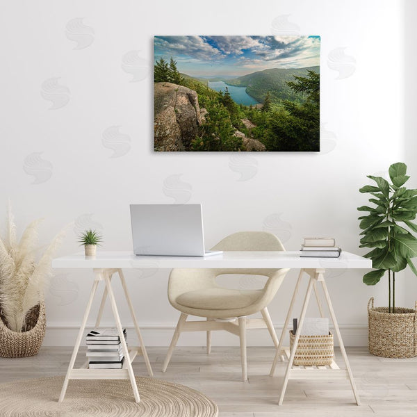 Stupell Industries Rick Berk | Lake View Over Mountains Wall Art