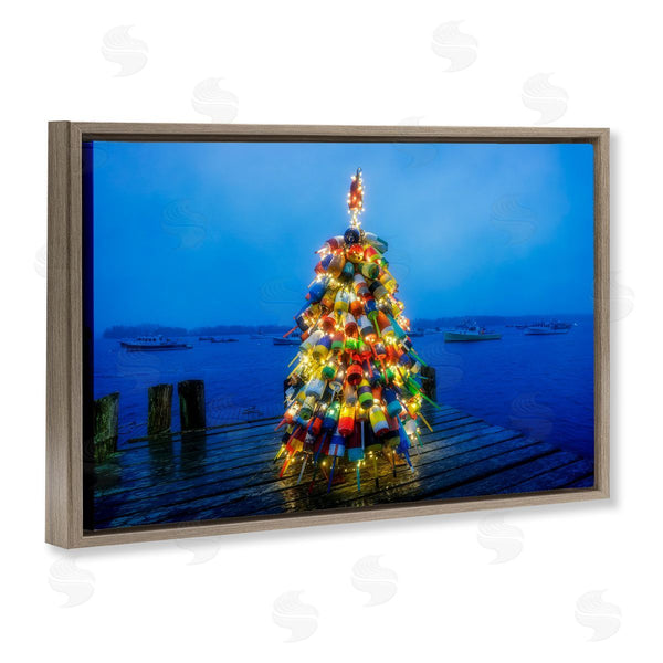 Stupell Industries Rick Berk | Lit Bouys Christmas Tree