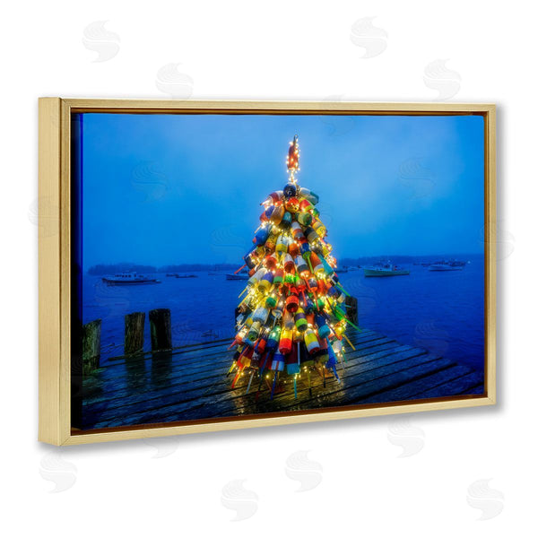 Stupell Industries Rick Berk | Lit Bouys Christmas Tree