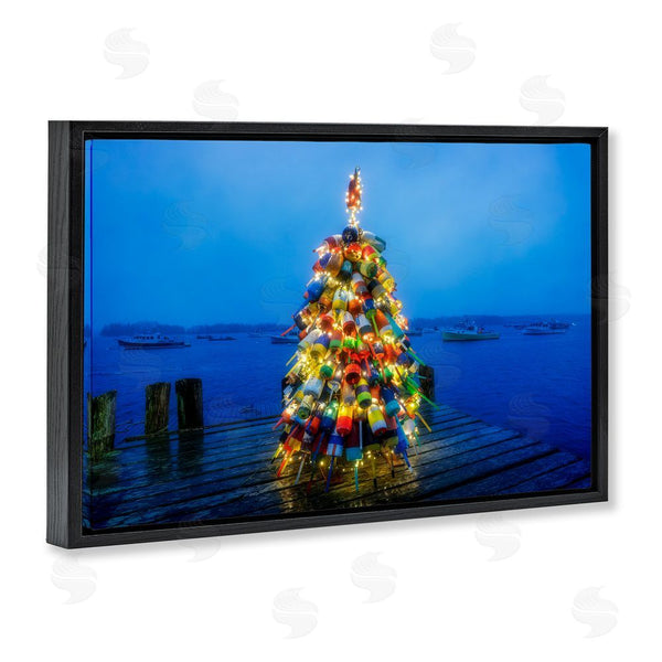 Stupell Industries Rick Berk | Lit Bouys Christmas Tree Wall Art