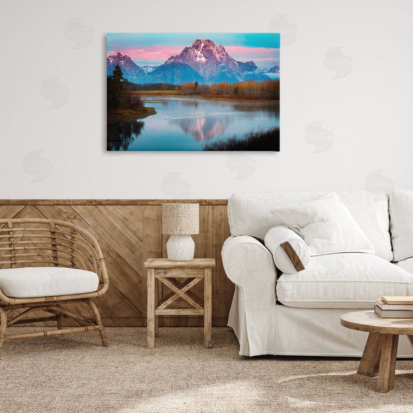 Stupell Industries Rick Berk | Vast Mountain Lake Photography Wall Art