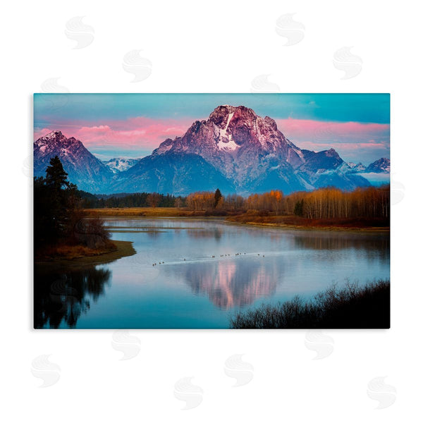 stupell industries Rick Berk | Vast Mountain Lake Photography Wall Art