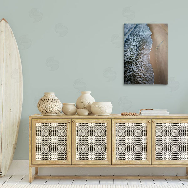 Stupell Industries Rick Berk | Vertical Aerial Beach View Wall Art