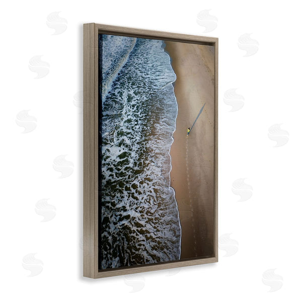 Stupell Industries Rick Berk | Vertical Aerial Beach View Wall Art
