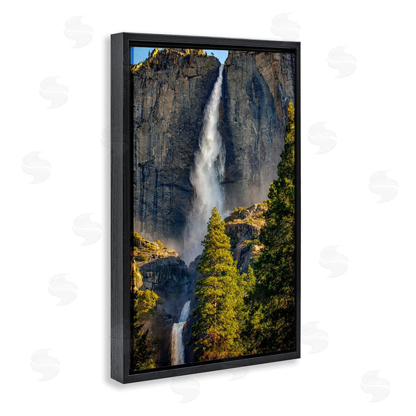 Stupell Industries Rick Berk | Waterfall Between Cliffs Wall Art