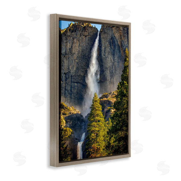 Stupell Industries Rick Berk | Waterfall Between Cliffs Wall Art