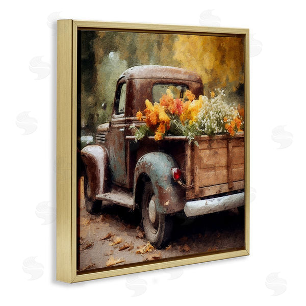 Stupell Industries Riley B | Autumnal Plants In Truck