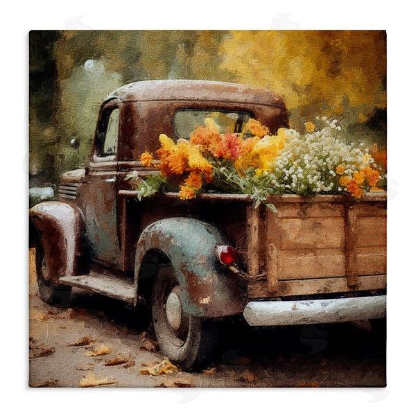 stupell industries Riley B | Autumnal Plants in Truck