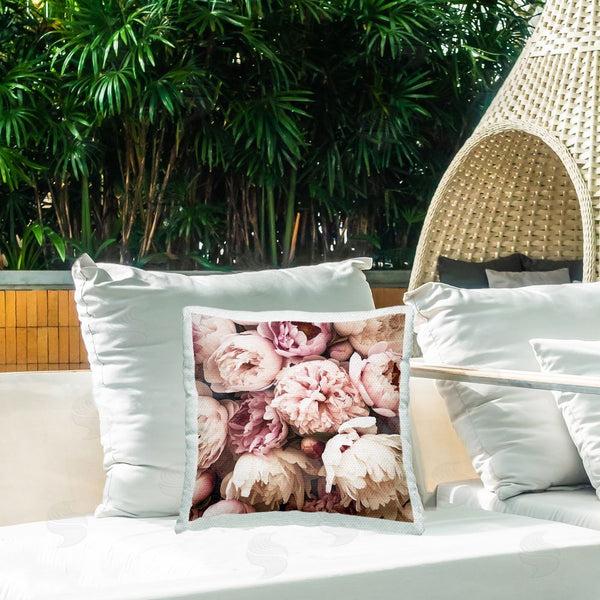 Stupell Industries Riley B | Blooming Peony Buds Printed Throw Pillow