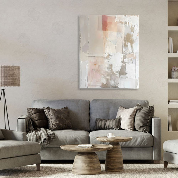 Stupell Industries Riley B | Brushed Abstract Subtle Tones Wall Art