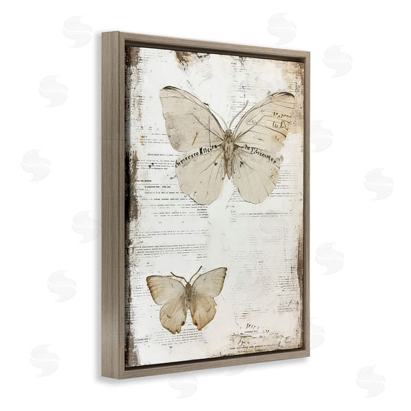Stupell Industries Riley B | Butterfly Journal Collage Wall Art