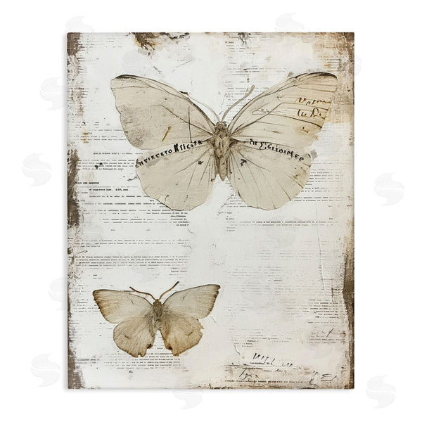 stupell industries Riley B | Butterfly Journal Collage Wall Art