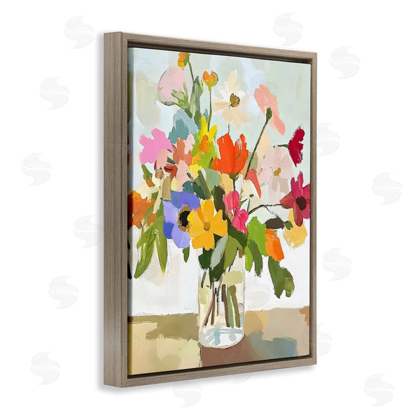 Stupell Industries Riley B | Cheerful Summer Garden Blooms
