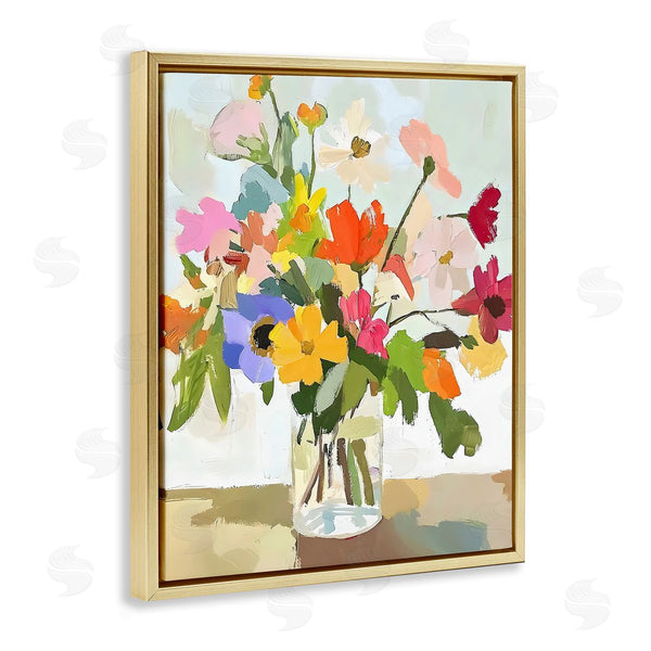Stupell Industries Riley B | Cheerful Summer Garden Blooms