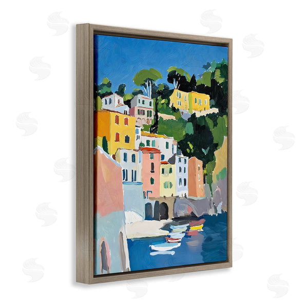 Stupell Industries Riley B | Coastal Italian City Buildings