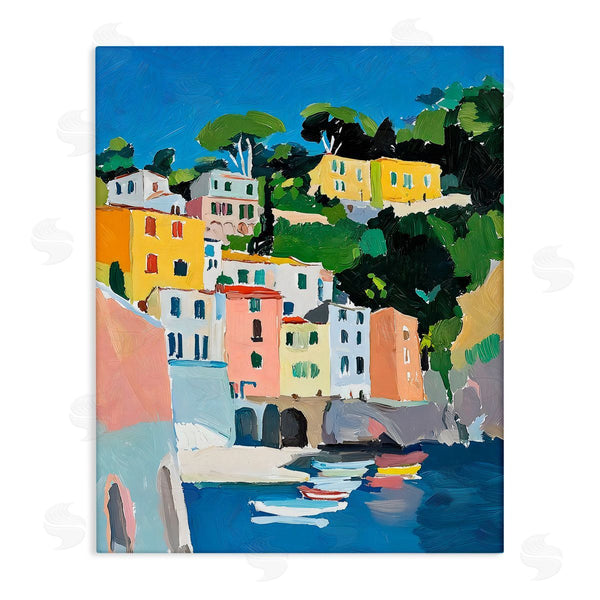 stupell industries Riley B | Coastal Italian City Buildings