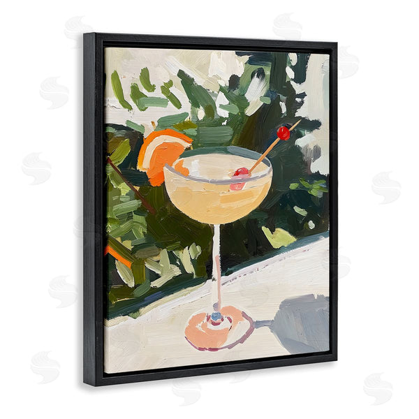 Stupell Industries Riley B | Cocktail With Fruit Slice