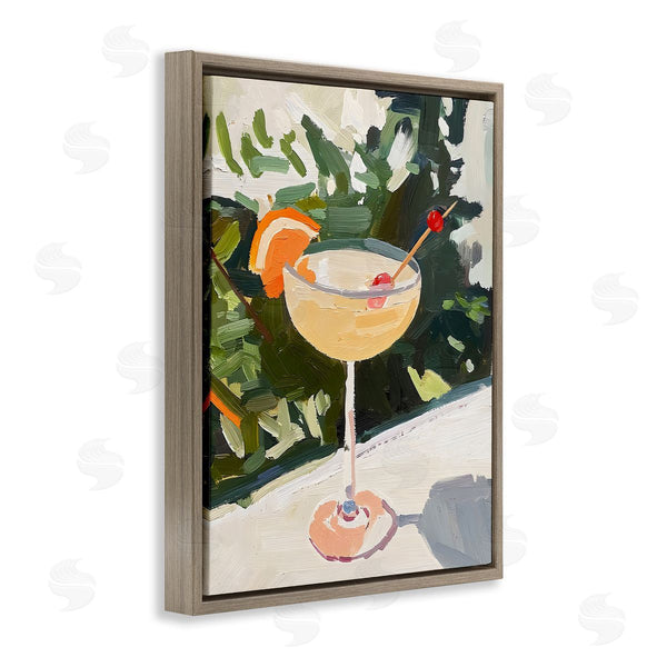 Stupell Industries Riley B | Cocktail With Fruit Slice