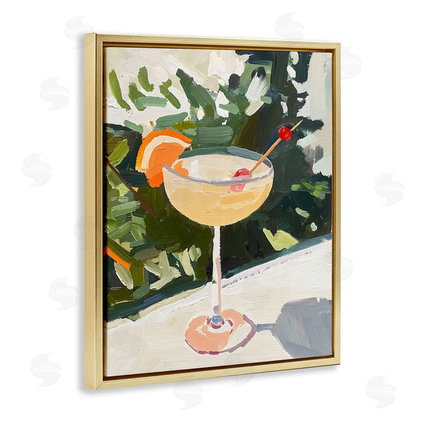 Stupell Industries Riley B | Cocktail With Fruit Slice