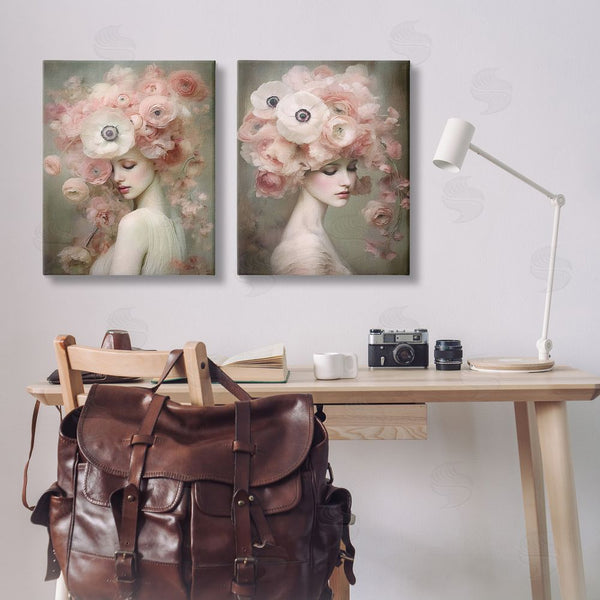 Stupell Industries Riley B | Coral Blush Female Figure Wall Art